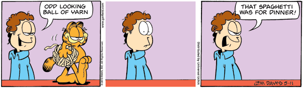 Garfield comics 11-05-2010 
