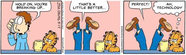 Garfield comics 17-05-2010 