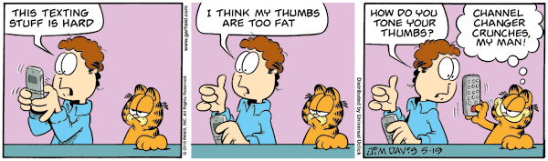 Garfield comics 19-05-2010 