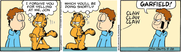 Garfield comics 28-05-2010 