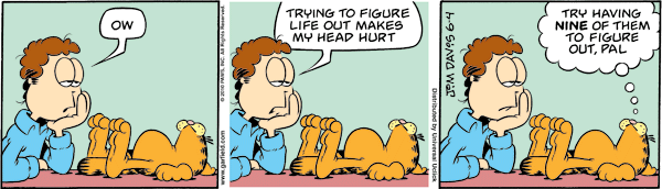 Garfield comics 04-06-2010 