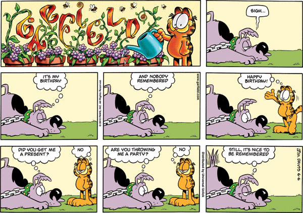 Garfield comics 06-06-2010 