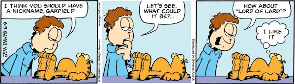 Garfield comics 09-06-2010 