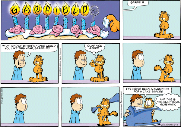 Garfield comics 13-06-2010 