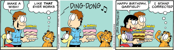 Garfield comics 19-06-2010 