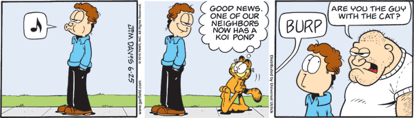 Garfield comics 25-06-2010 