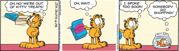 Garfield comics 28-06-2010 