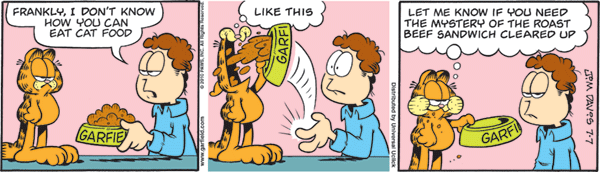 Garfield comics 07-07-2010 