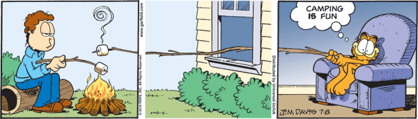 Garfield comics 08-07-2010 