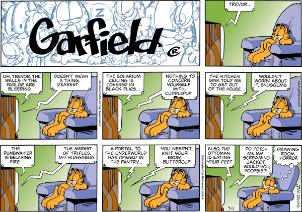 Garfield comics 11-07-2010 