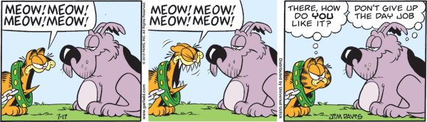 Garfield comics 17-07-2010 