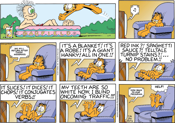 Garfield comics 18-07-2010 