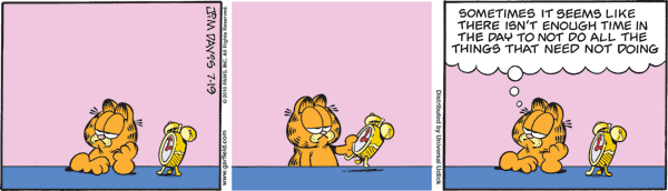 Garfield comics 19-07-2010 