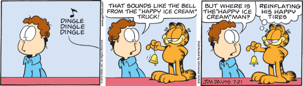Garfield comics 21-07-2010 