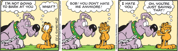 Garfield comics 22-07-2010 