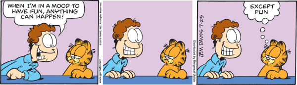 Garfield comics 23-07-2010 