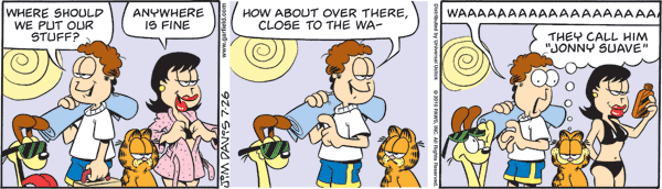 Garfield comics 26-07-2010 