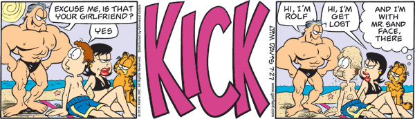 Garfield comics 27-07-2010 