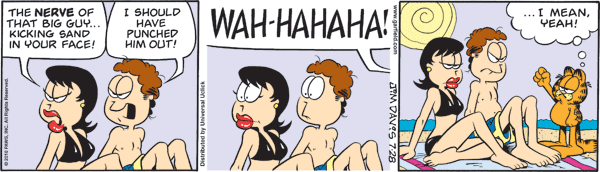 Garfield comics 28-07-2010 