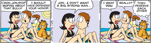 Garfield comics 29-07-2010 