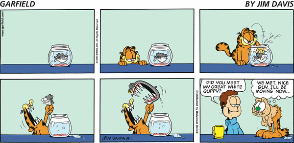 Garfield comics 01-08-2010 