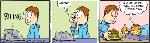 Garfield comics 03-08-2010 