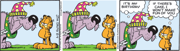 Garfield comics 04-08-2010 