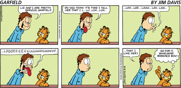 Garfield comics 08-08-2010 
