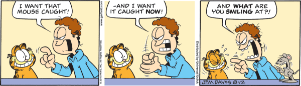 Garfield comics 12-08-2010 