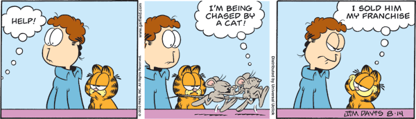 Garfield comics 14-08-2010 