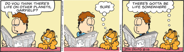 Garfield comics 16-08-2010 