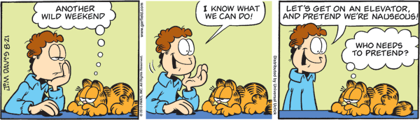 Garfield comics 21-08-2010 