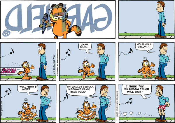 Garfield comics 22-08-2010 