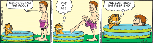 Garfield comics 25-08-2010 