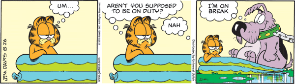 Garfield comics 26-08-2010 