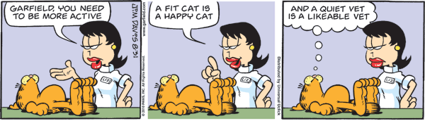 Garfield comics 31-08-2010 