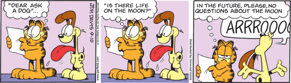 Garfield comics 10-09-2010 