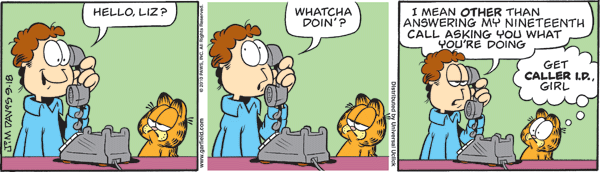 Garfield comics 18-09-2010 