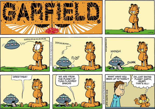 Garfield comics 19-09-2010 