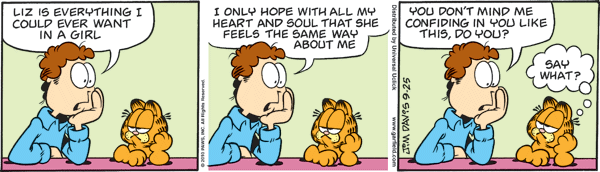 Garfield comics 25-09-2010 