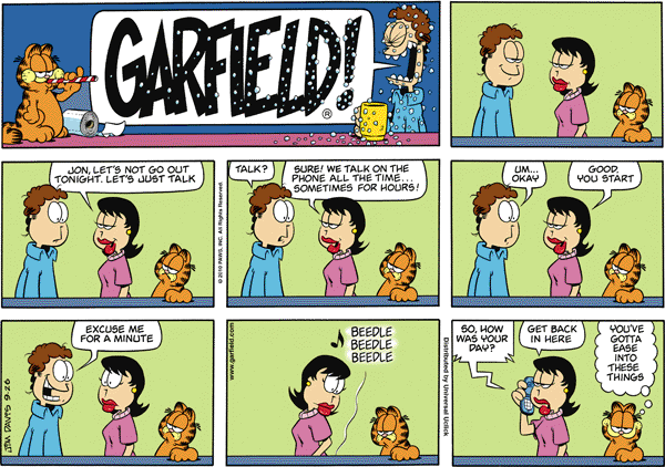 Garfield comics 26-09-2010 