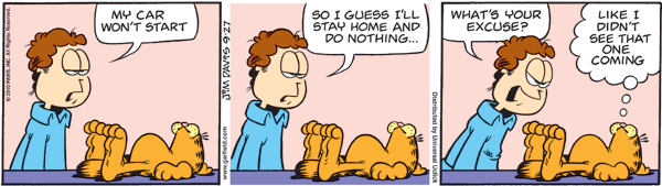 Garfield comics 27-09-2010 