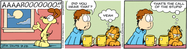 Garfield comics 28-09-2010 