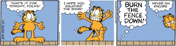 Garfield comics 01-10-2010 