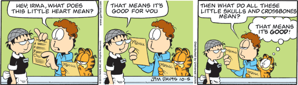 Garfield comics 05-10-2010 