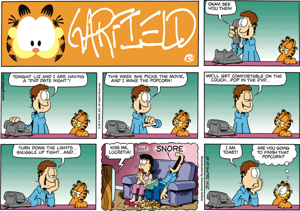 Garfield comics 10-10-2010 