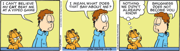 Garfield comics 13-10-2010 