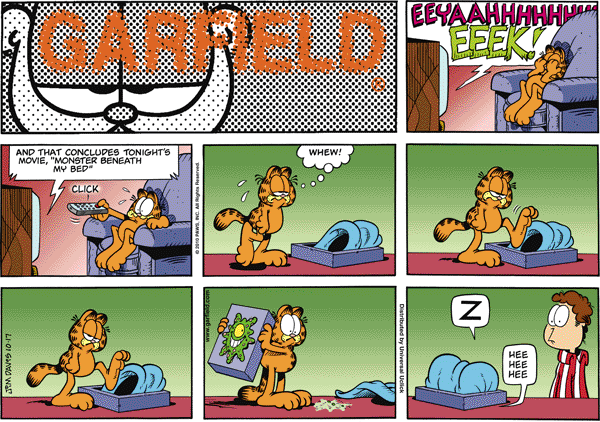 Garfield comics 17-10-2010 