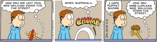 Garfield comics 21-10-2010 