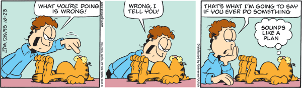 Garfield comics 23-10-2010 